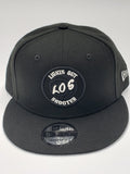 L.O.S Hat (Black and White) GLOW IN THE DARK Snapback