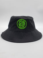 BUCKET HAT (BLACK) COLOR RUSH GREEN