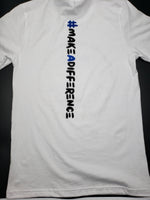 MAKE A DIFFERENCE (WHITE) TEE (CIRCLE OF INFLUENCE COLLECTION)