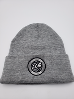 L.O.S BEANIE (GREY WITH BLACK & WHITE LOGO)