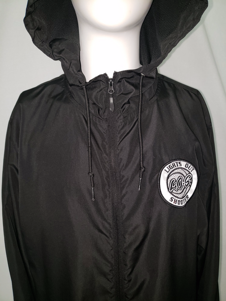 L.O.S FULL ZIP WINDBREAKER (BLACK)