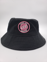 BUCKET HAT (BLACK AND PINK)