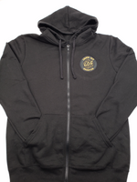 L.O.S FULL ZIP HOODIE (METALLIC GOLD) ROYALTY EDITION (ATHLETIC FIT)