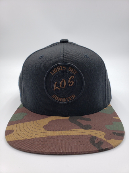 L.O.S HAT (SUPPORT THE TROOPS) (BROWN LETTERS) SNAPBACK