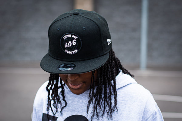 L.O.S Hat (Black and White) GLOW IN THE DARK Snapback